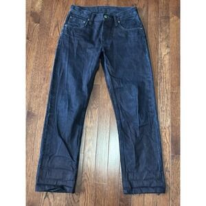 Left Field NYC Jeans Mens 31x27 Blue Selvedge Denim Straight Made In USA